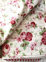 Ikea rose duvet cover with two pillows