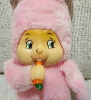Monchichi, monchichi bunny figure with beets - pink, 28 cm