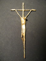 Erwin Huber Bronze Crucifix 1983
