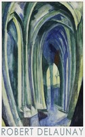 Robert Delaunay Saint Sévrin No5 Szivárvány1909 francia avantgard festmény művészeti plakát kék zöld