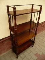 Original antique Art Nouveau, tall, graceful etager / bookshelf in stable condition