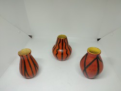 3 pieces of retro tiny pond head vase