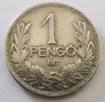 1926.-évi 1 koronás ezüst érme kapszulában...