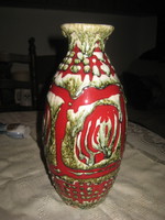 Retro váza a 60 as évekből  ,13 x 29  cm  szép állapot  !