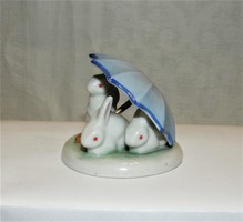 Umbrella bunnies - Kispest i.O. Porcelain