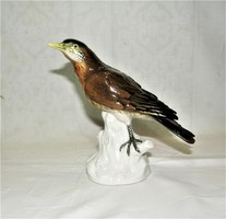 Volkstedt madár figura - 16 cm