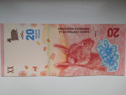 Argentina 20 pesos 2017 unc