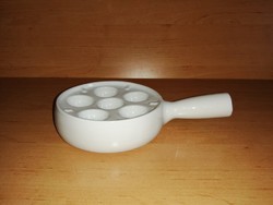 Porcelán nyeles csigasütő edény átm. 12,5 cm ( (19/d-2)