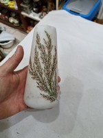 Old milk glass vase