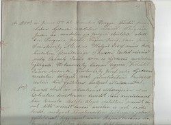 1850 évi Fürdőépítési megállapodás, szerződés 8 oladalas