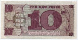 Bankjegy angol papírpénz pénz brit fegyveres erők 10 új penny UNC