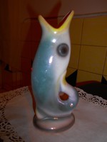 Bodrogkeresztúri retro hal forma -kerámia váza