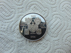 Szeged MÉE ezüst emlékérem PP 1994 36.41 gramm