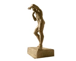 Arthur Waagen (1869-1910) - American boxing statue of James Corbett, circa 1895
