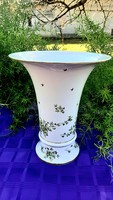 Erika Hollóházi patterned large goblet vase