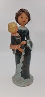 Katalin Sződi ceramic mother with her child