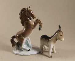 Porcelán ló és szamár 321