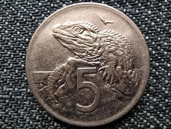 Új-Zéland II. Erzsébet Hidasgyík 5 Cent 1971 (id47733)