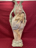 Old, huge, figural, Art Nouveau decorative vase 79cm !!!!