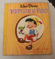 WALT DISNEY PINOCCHIO RÉGI MESEKÖNYV