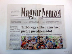 2021 September 1 / Hungarian nation / birthday original newspaper :-) no .: 20494