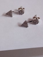 Miracle Beautiful Two in One Silver Earrings (925)