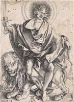 Hieronymous wierix (1553-1619) after original etching dürer