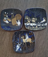 Arabia Finland- Kalevala széria :1982;1983;1984 évfordulós gyűjtői fali tányérok