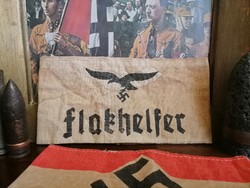 NSDAP náci, horogkeresztes LUFTWAFFE FLAKHELFER karszalag