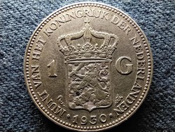 Hollandia I. Vilma (1890-1940, 1945-1948) .720 ezüst 1 Gulden 1930 (id59361)