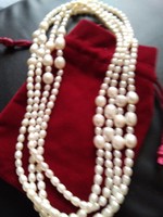Cultured pearl string is long