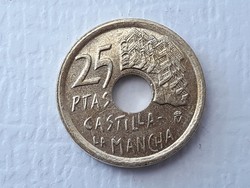 25 PTAS 1996 érme - Spanyol 25 pezeta, peseta 1996 Castilla külföldi pénzérme
