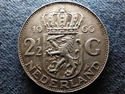 Hollandia I. Julianna (1948-1980) .720 ezüst 2 1/2 Gulden 1966 (id59357)