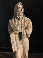 55 Cm. Moses / ceramic statue.