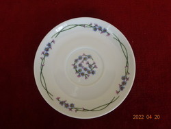 Lowland porcelain teacup coaster with purple small flower pattern. He has! Jókai.