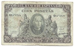 100 peseta 1940 Spanyolország