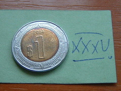 Mexico mexico 1 peso 2004 mo, bimetal xxxv.