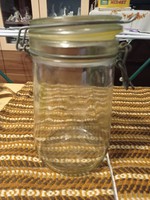 Régi vastag literes csatos üveg