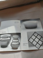 I. Országos üvegszimpozion műsorleírással, üvegművészeti kiállítás 1985 Balatonfüred brossúra