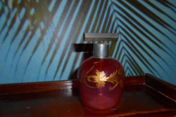 Polished antique perfume bottle