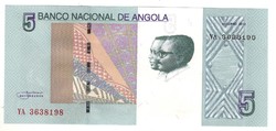 5 kwanzas 2012 Angola UNC