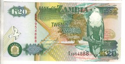 20 kwacha 1992 UNC Zambia