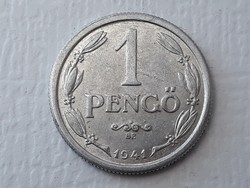 1 Pengő 1941 coin - beautiful Hungarian, alu 1 pengő 1941 coin of the Hungarian kingdom