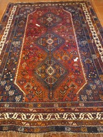 330 x 240 cm Shiraz kézi csomózású antik szőnyeg eladó