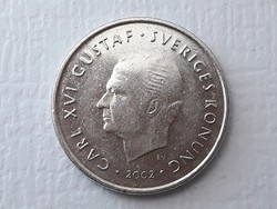 1 Krona 2002 érme - Svéd 1 KR korona 2002 För Sverige I Tiden, Carl XVI Gustaf Sveriges Konung