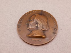 Telcs ede flour franc bronze commemorative medal, plaque