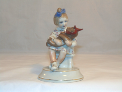 Ritka Orosz porcelán figura ( Fogfájos maci )