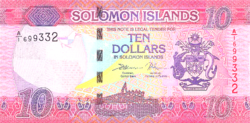 Salamon-szigetek 10 Dollár 2017 UNC
