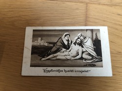 Antique Easter mini postcard, greeting card