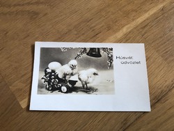 Antique Easter mini postcard, greeting card
